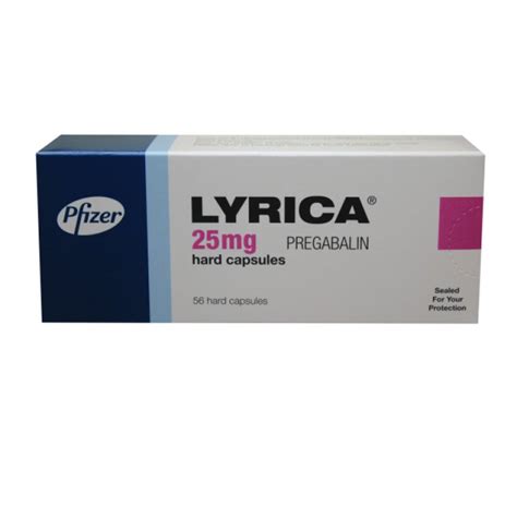 Lyrica 25mg Capsules - Pregabalin 25mg, 28 Capsules - Asset Pharmacy