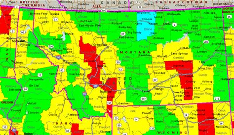 Montana Air Quality Map