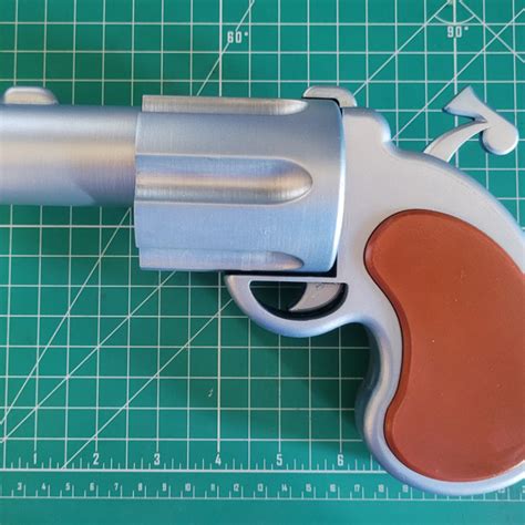 3D Printable Eddie Valiant cartoon revolver by Crimson Eidolon