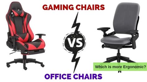 Gaming Chair Vs Office chair - Which One Is Better