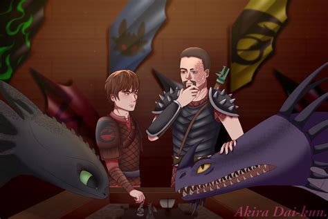 Viggo and Hiccup by AkiraDai-kun on DeviantArt