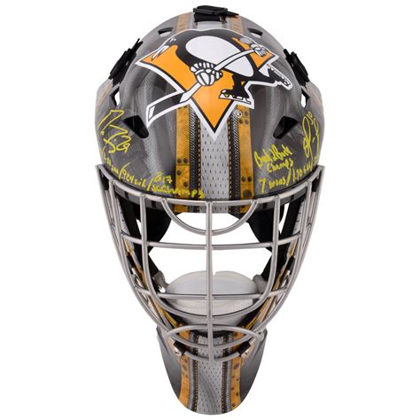 Matt Murray and Marc-Andre Fleury Pittsburgh Penguins Autographed Full ...