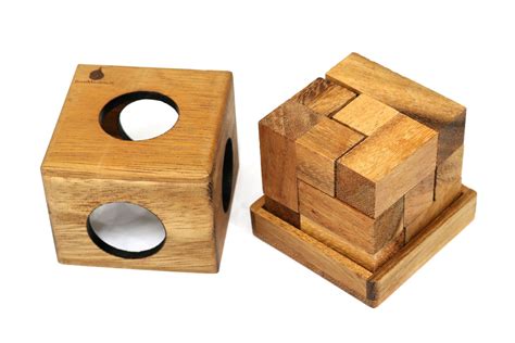 Cube Puzzle - Soma Cube Interlocking Logic Puzzle with Free Shipping