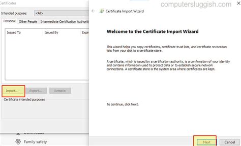 How To Add A Certificate In Microsoft Edge - ComputerSluggish