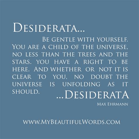 Desiderata Quotes. QuotesGram