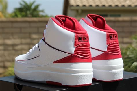 Air Jordan 2 Retro: White - Red - Available Early on eBay - Air Jordans ...