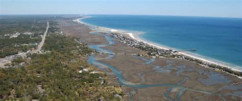 aerial shot of sunset beach north carolina | MyGolf