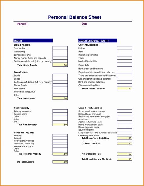 Google Spreadsheet Balance Sheet Template Google Spreadshee google ...