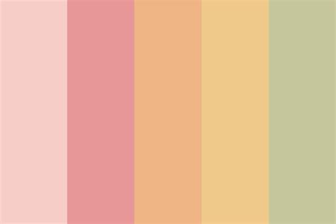 Tropical Pastel Color Palette