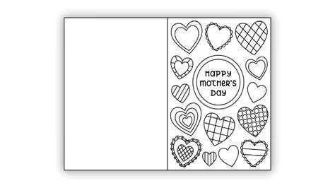 Free Printable Mother's Day Coloring Card for Kids - The Craft-at-Home Family