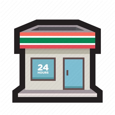 24 hours, 711, convenience, food, mart, mini, store icon - Download on ...