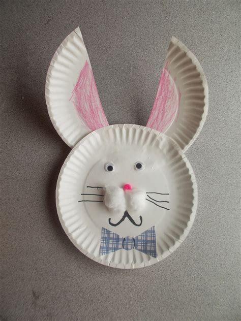 Chipman's Corner Preschool: Paper Plate Easter Bunny