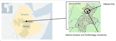 Map of Adama woreda. | Download Scientific Diagram