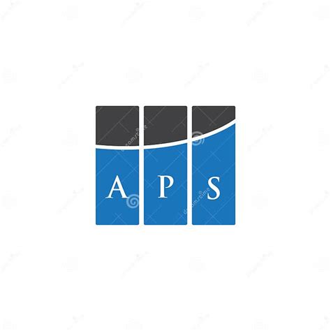 APS Letter Logo Design on Black Background. APS Creative Initials Letter Logo Concept Stock ...