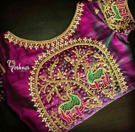 Trendy and Latest Maggam Work Blouse Designs 2020!