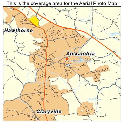 Aerial Photography Map of Alexandria, KY Kentucky