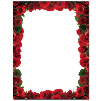 Red Roses Border Clip Art