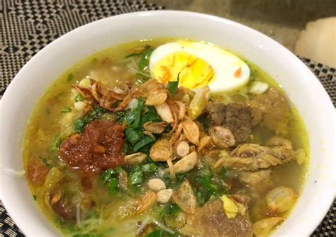 Resep Soto daging sapi ala madura oleh Stef Jn - Cookpad