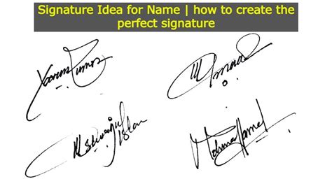 signature ideas for my name in handwriting - Selfless Profile Fonction