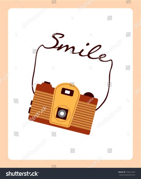 Smile Camera Poster Stock Vector (Royalty Free) 192613427 | Shutterstock