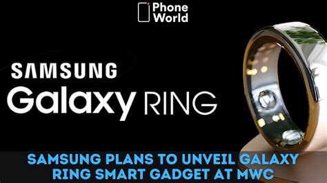 First Look: Samsung Unveils Galaxy Ring Smart Gadget at MWC