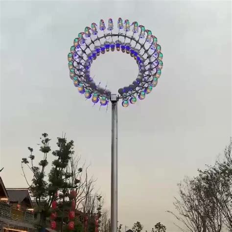 Vincentaa Outdoor Large Wind Art Installation Sculpture Led Custom ...