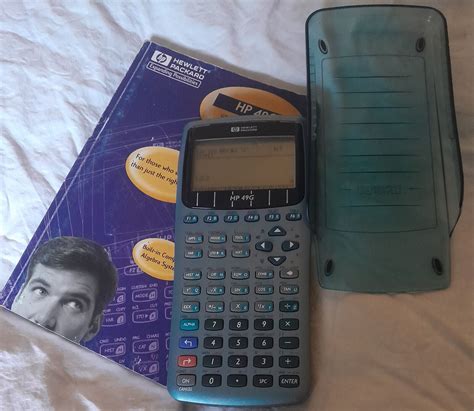 Hewlett Packard Graphing Calculator HP 49G w instruction Book Used | eBay