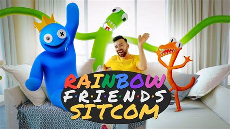 RAINBOW FRIENDS SITCOM [Short Horror Film] | Rainbow Friends in real life - YouTube