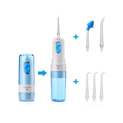 TODO Rechargeable Electric Dental Flosser Water Jet Pick 90PSI ...