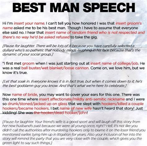 bestman speech at wedding | Best man speech, Best man wedding speeches, Funny wedding speeches