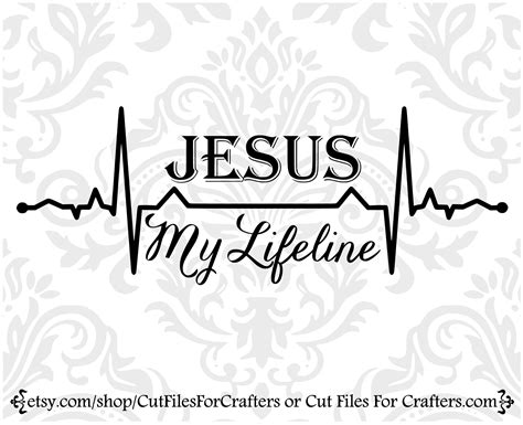 Jesus My Lifeline Svg Jesus Is My Life Jesus Is My JoyJesus | Etsy