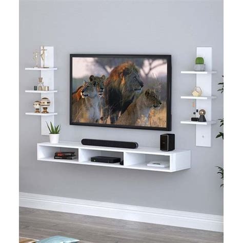 Modern Home Wall Mounted TV Unit, Cabinet, With TV Stand Unit Wall ...