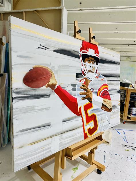 Patrick Mahomes | Icon collection, Canvas, Art