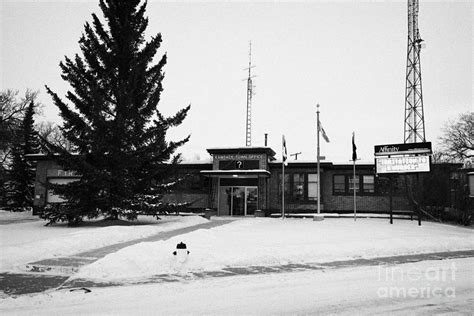 Kamsack town office Saskatchewan Canada Photograph by Joe Fox - Fine ...