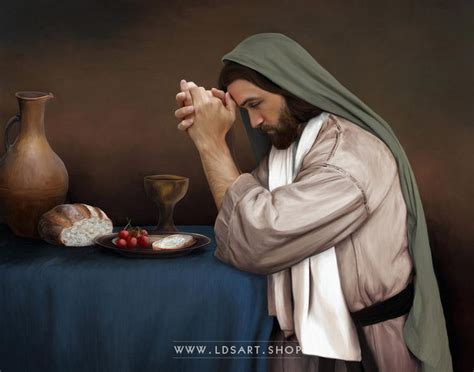 Jesus Christ – Daily Bread Painting – LDS Art Shop