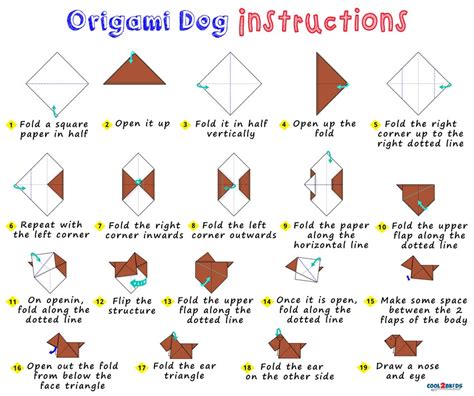 Easy Origami Paper Dog | Cool2bKids