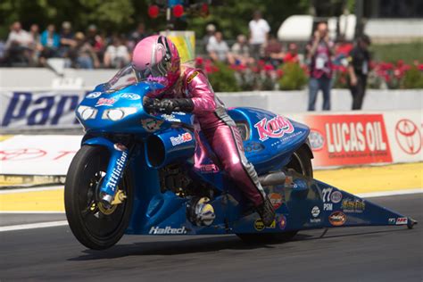 4th Woman In NHRA History to Win Pro Stock Motorcycle Event