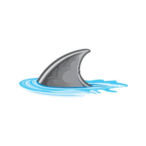 Shark Fin Illustration | Free download on ClipArtMag