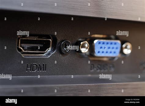 HDMI port on a laptop computer Stock Photo - Alamy