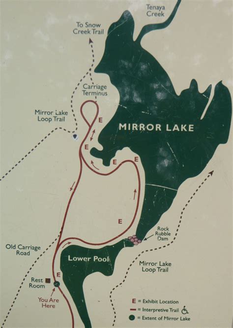 Mirror Lake, Yosemite valley, trails and maps – Mary Donahue