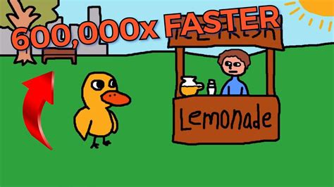 The Duck Song 20x, 100x, Up To 600,000x FASTER - YouTube