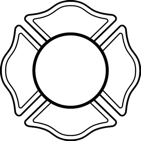 Firefighter Black And White | Free download on ClipArtMag