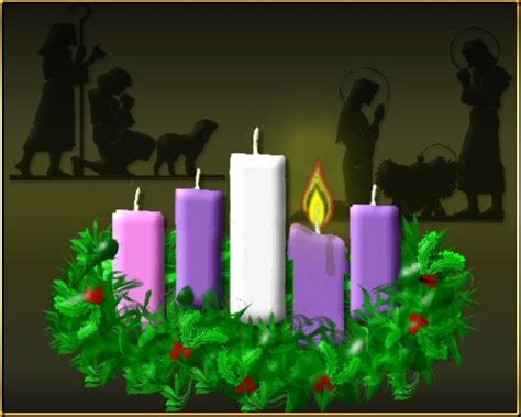 advent wreath first sunday - Clip Art Library