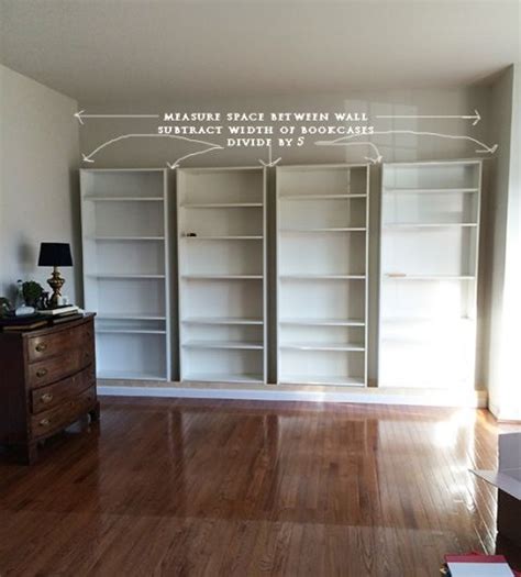 How to build DIY Built In Bookcases from IKEA Billy Bookshelves | 11 ...