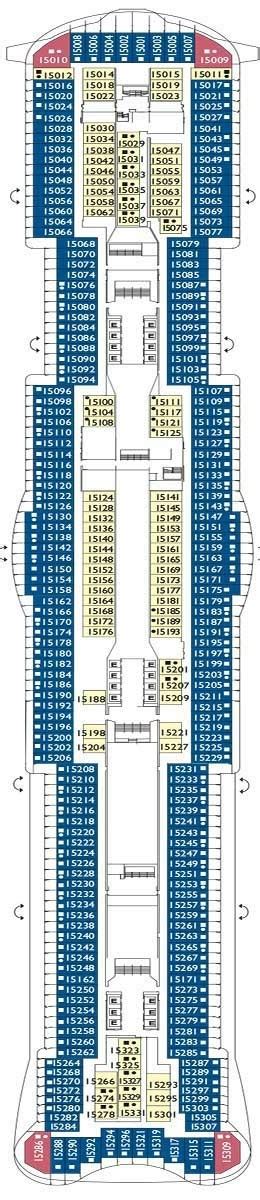 Costa Toscana Deck plan & cabin plan