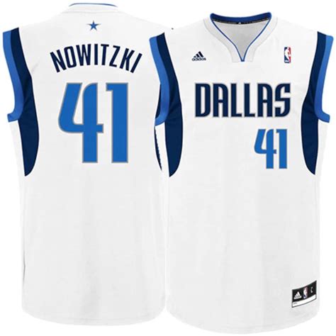 adidas Dirk Nowitzki Dallas Mavericks Youth White Replica Home Jersey