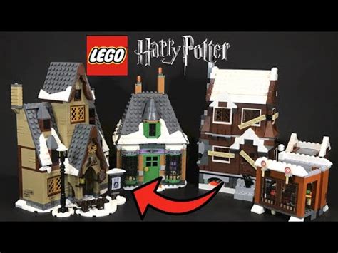 The Perfect LEGO Harry Potter 2021 Hogsmeade Village Display With The Shrieking Shack! - YouTube