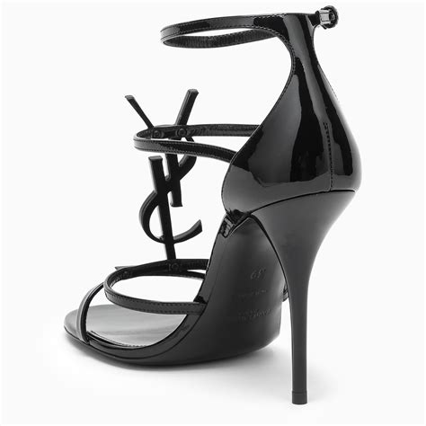 Saint Laurent Black Cassandra sandals | TheDoubleF
