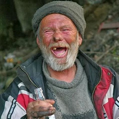 Create meme "the smiling bum, a homeless person with no teeth, homeless ...