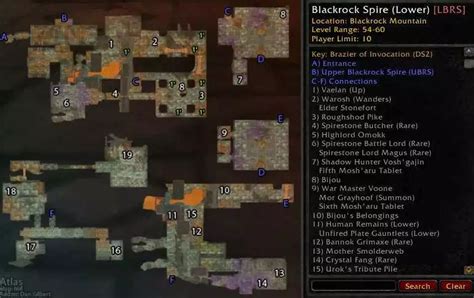 Classic WoW - Lower Blackrock Spire (LBRS) Guide (Boss, Loot, Map, Quest)